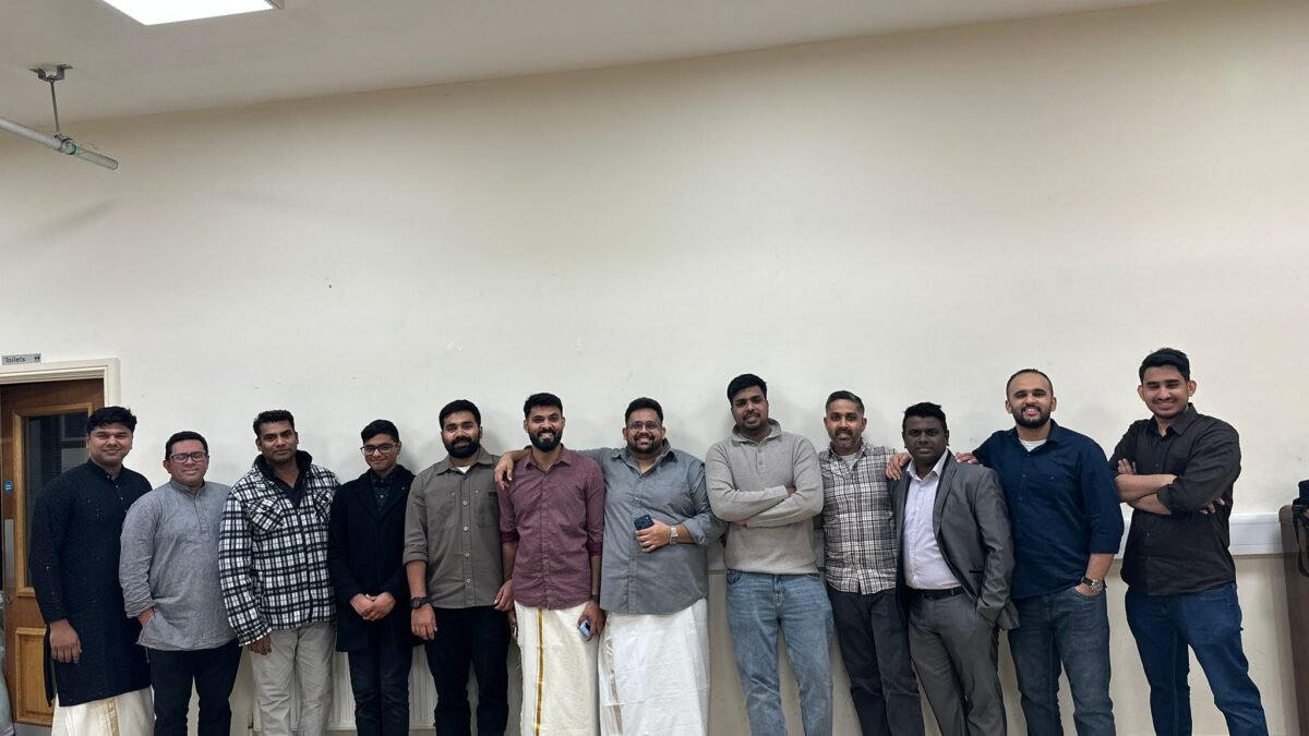 Men of Spring Valley Church at the monthly men's fellowship